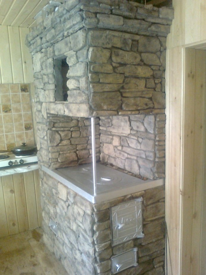 stone on the stove