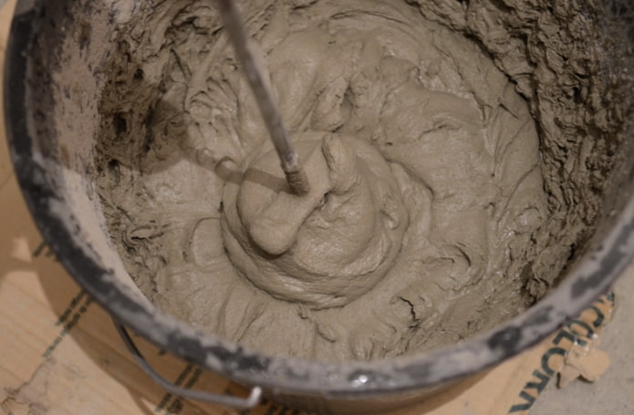 mixing the solution