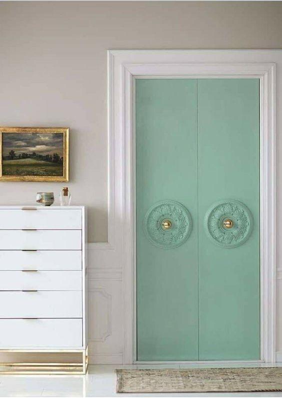 Two sockets on the door