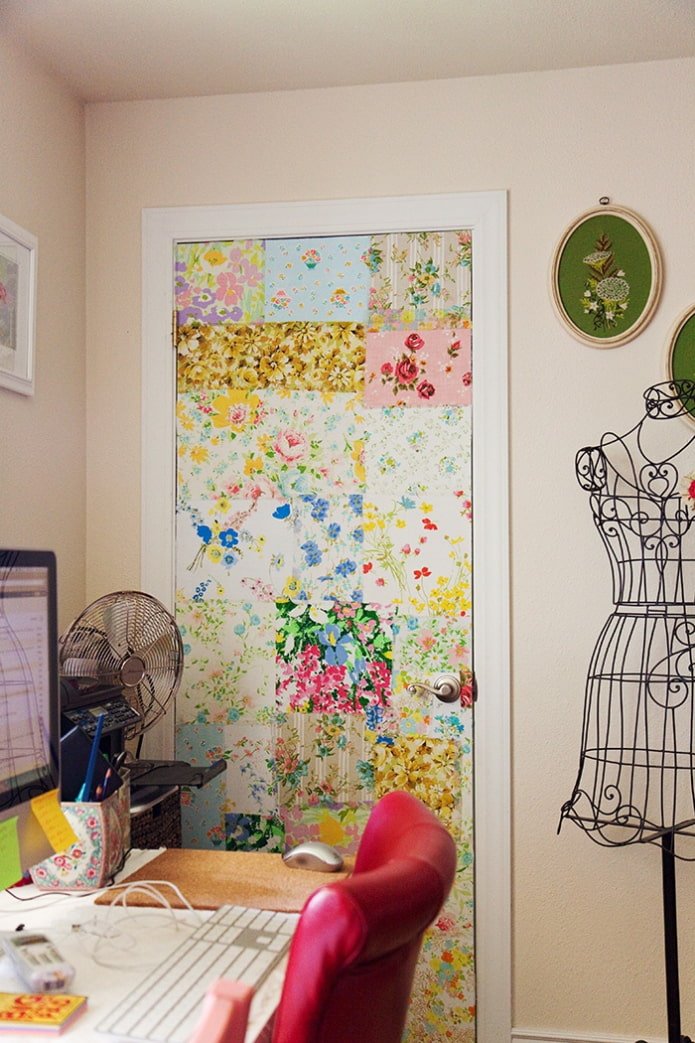 Patchwork style door