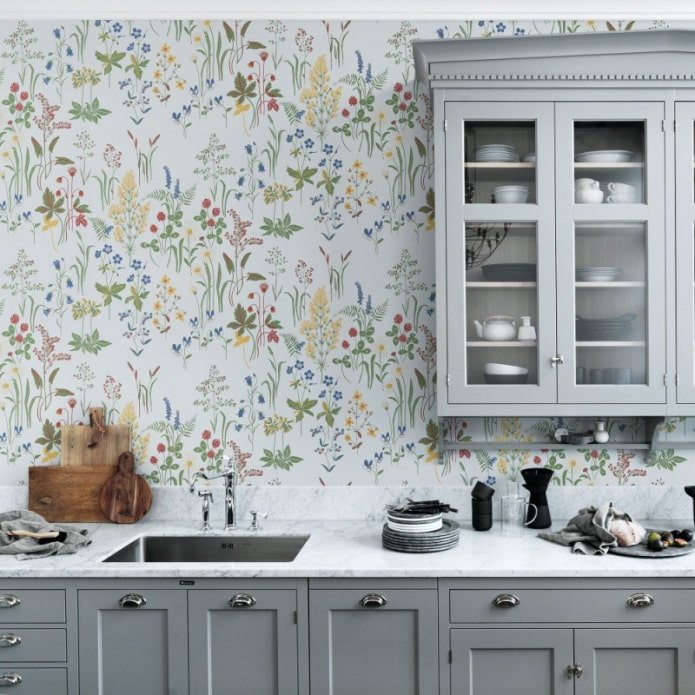 Scandinavian style wallpaper