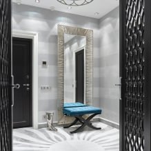 How to choose wallpaper for a small hallway: 70 design ideas-1