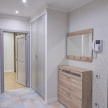How to choose wallpaper for a small hallway: 70 design ideas-12