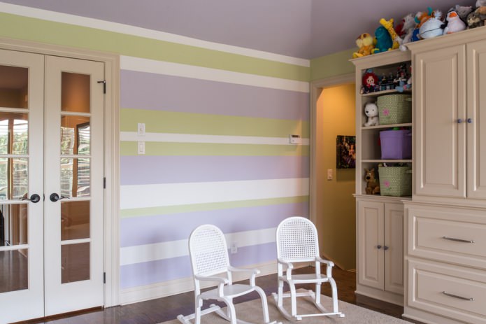 purple-green nursery