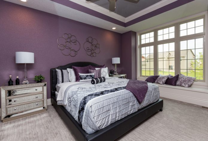 purple bedroom