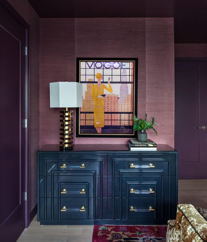 purple hallway