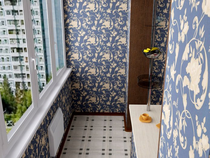 floral print on wallpaper