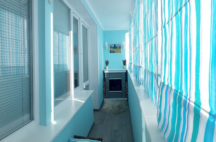 turquoise curtains