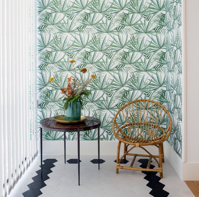 green wallpaper