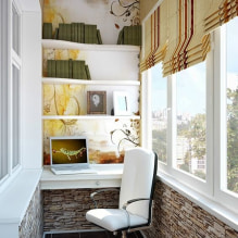 Wallpaper on the balcony-8