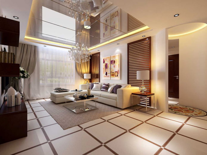 mirror ceiling covering