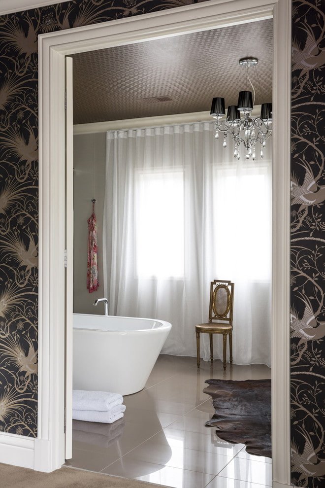 brown ceiling wallpaper 