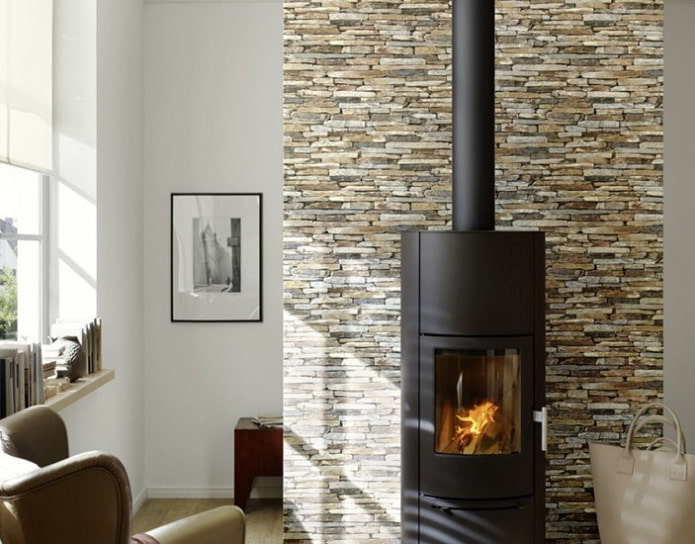 paper wallpaper under a stone