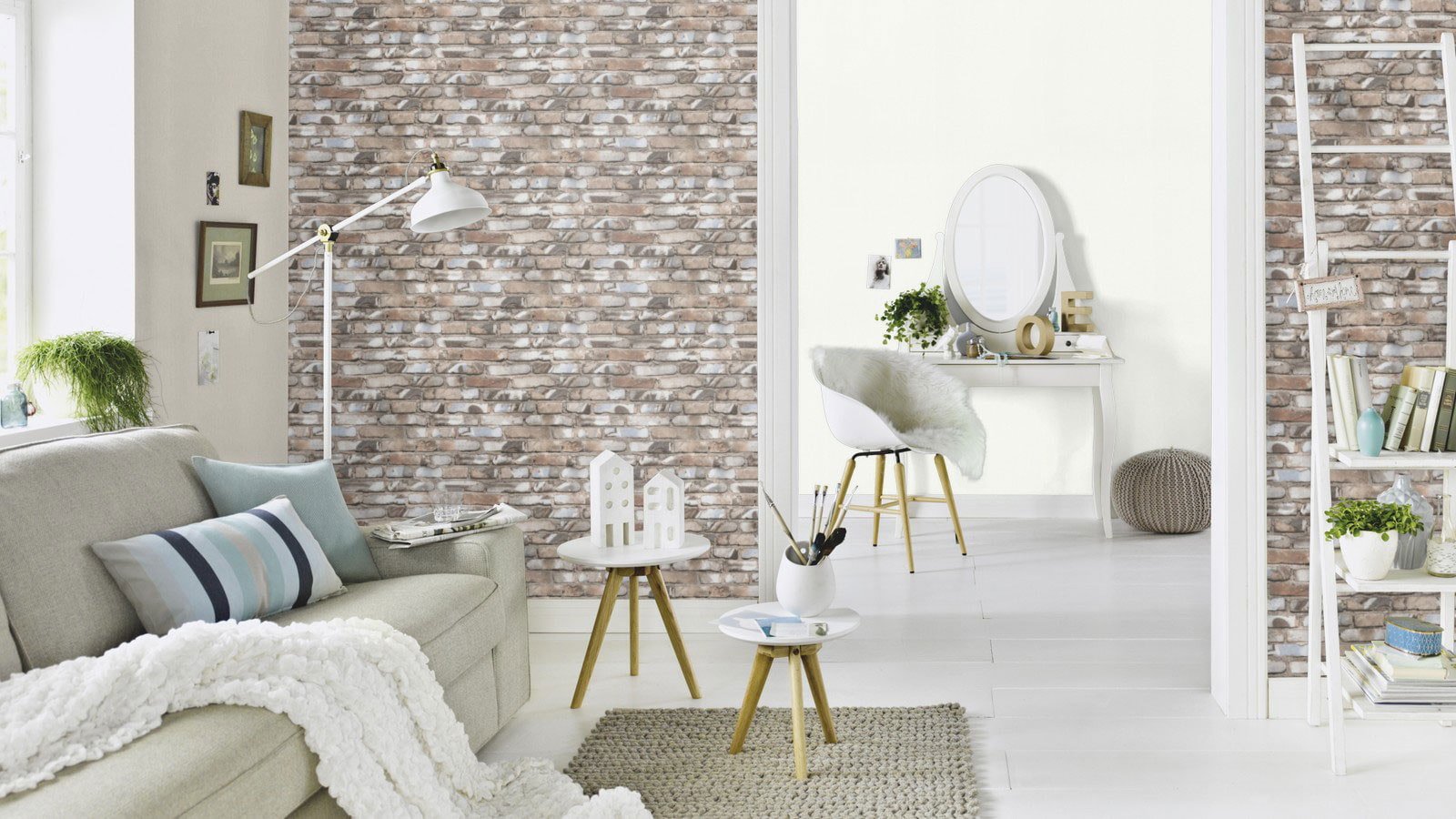 Modern stone-like wallpaper: features, types, design, color, photos