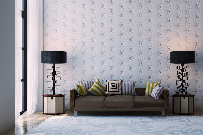 photo wallpaper with imitation leather