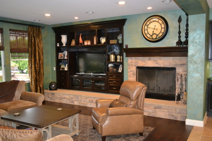 Venetian plaster wallpaper