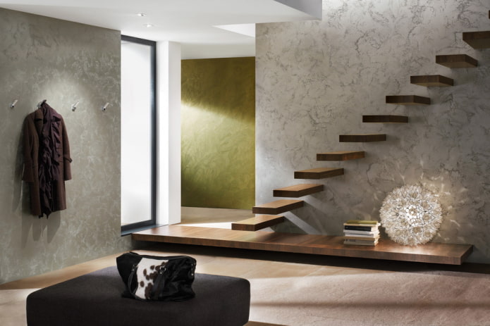 gray walls
