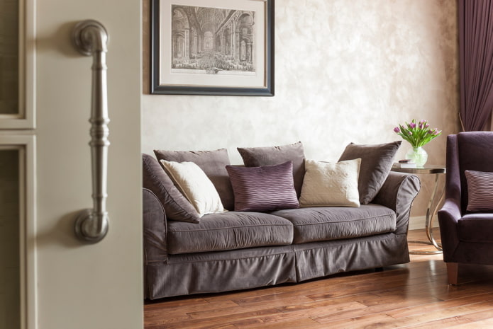 walls with plaster effect