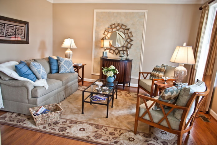 living room in classic style