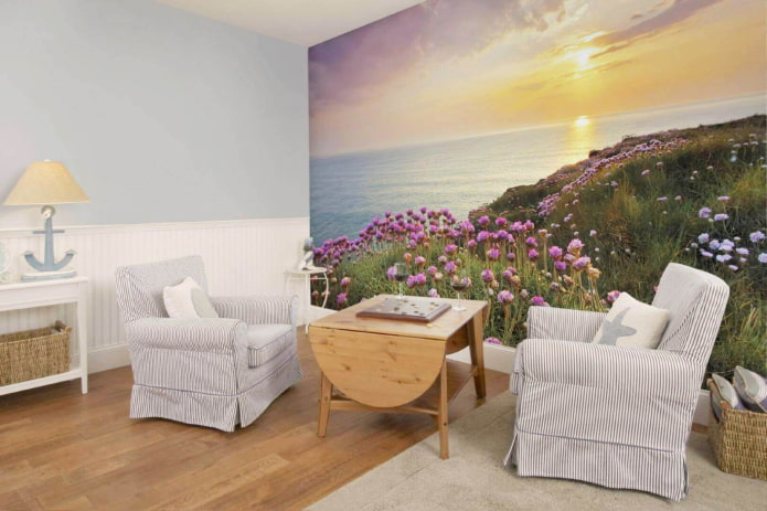 photo wallpaper with natural composition