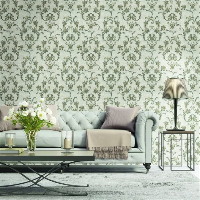 monogram in the living room interior