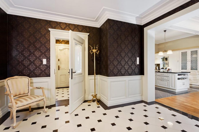 monogram in the hallway interior