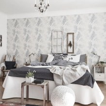 Gray wallpaper: combinations, design, choice of furniture and curtains, 101 photos in the interior-3