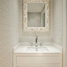 Gray wallpaper: combinations, design, choice of furniture and curtains, 101 photos in the interior-25