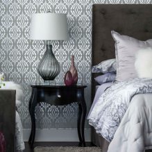 Gray wallpaper: combinations, design, choice of furniture and curtains, 101 photos in the interior-0