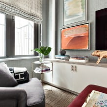 Gray wallpaper: combinations, design, choice of furniture and curtains, 101 photos in the interior-27