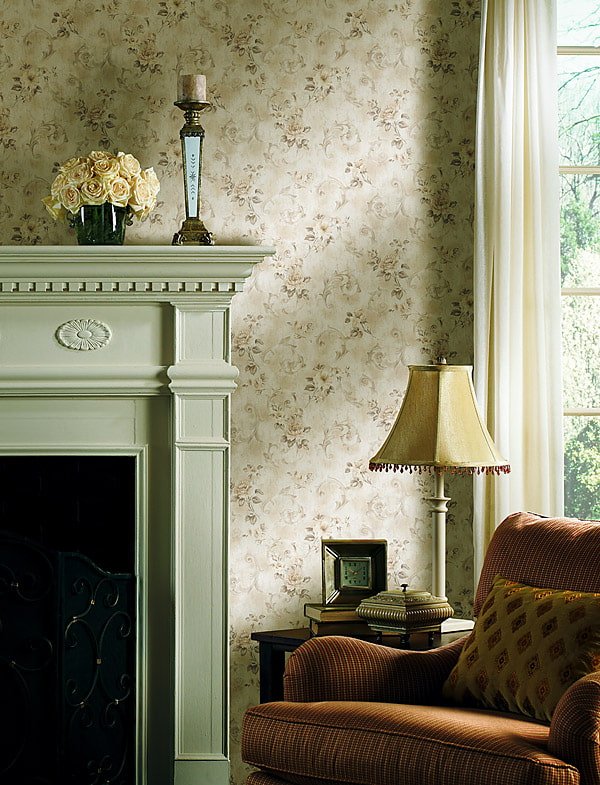 Light living room interior 