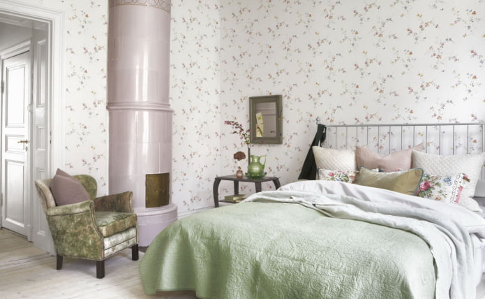 wallpaper in a small flower