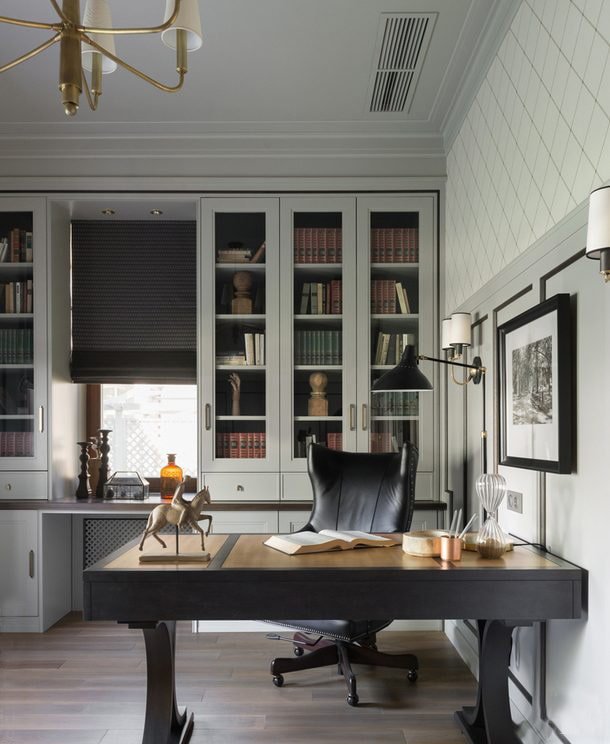 Work area in the study
