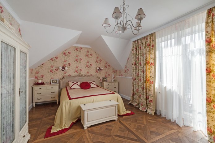 curtains with a floral print