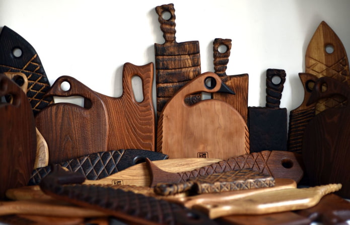 burnt cutting boards