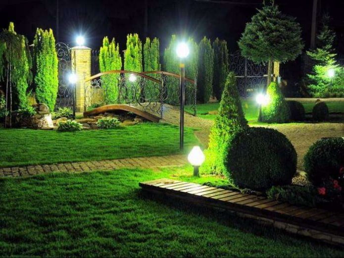evening lighting