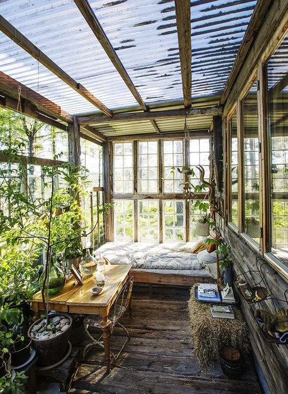Bedroom on the veranda