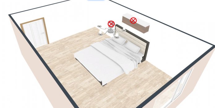how not to place a bed