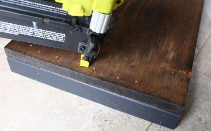 fastening shelves