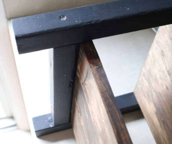 attach the shelves to the racks