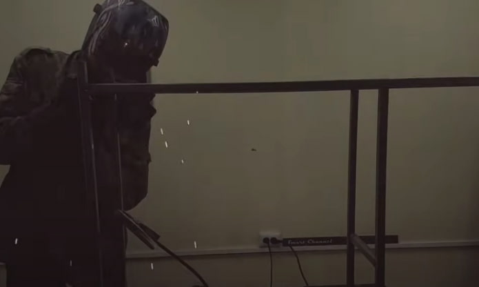 welding the frame