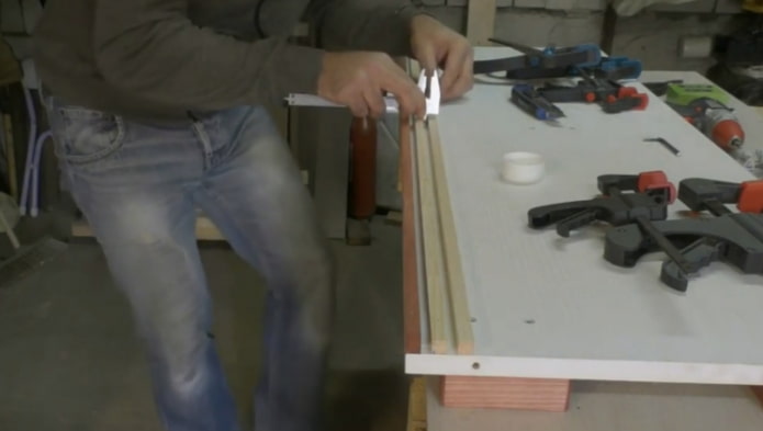 fastening of guides