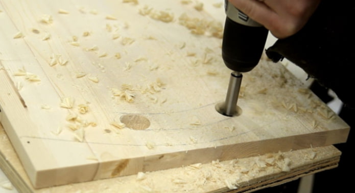 drilling holes