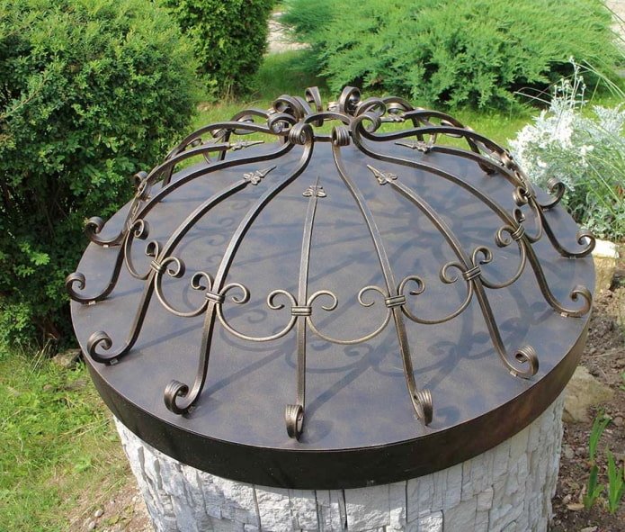 forging on a sewer well