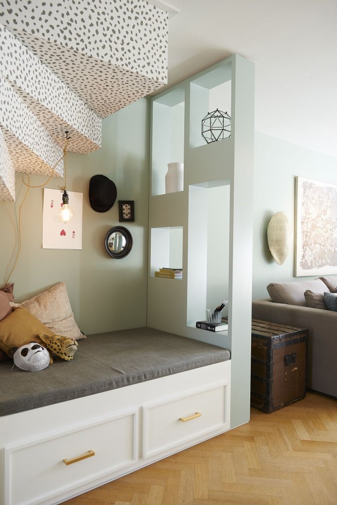 zoning a one-room apartment