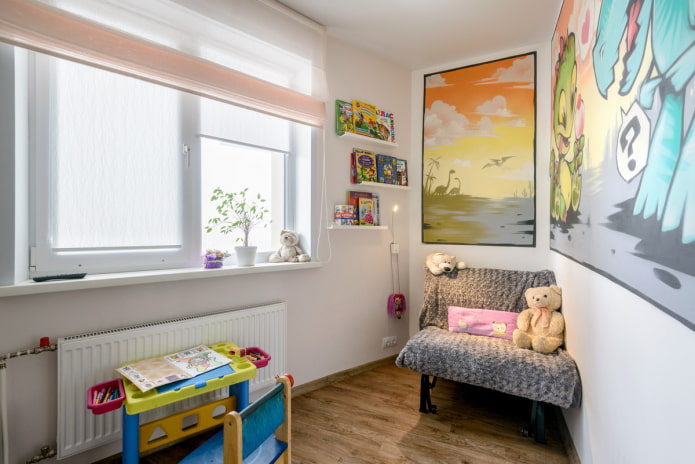 children's room instead of a kitchen