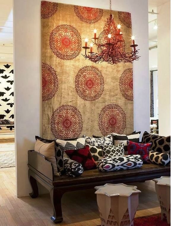 carpet on the wall
