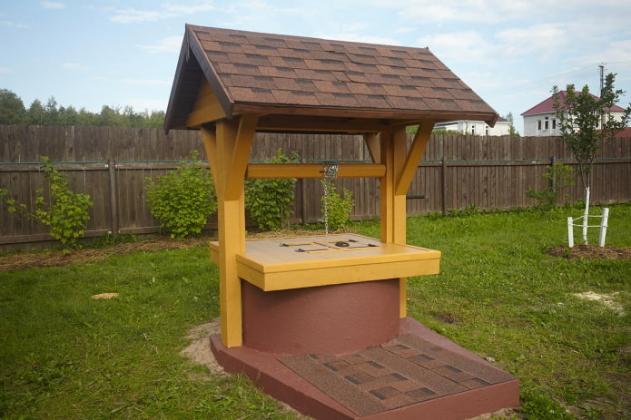 modern well for a summer house