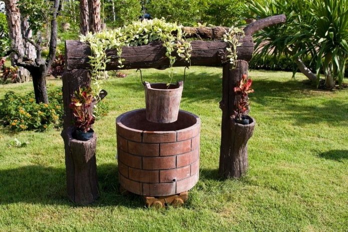 stylish garden well