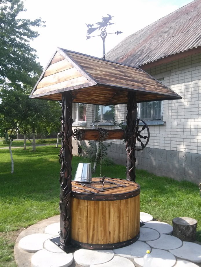 well from a barrel
